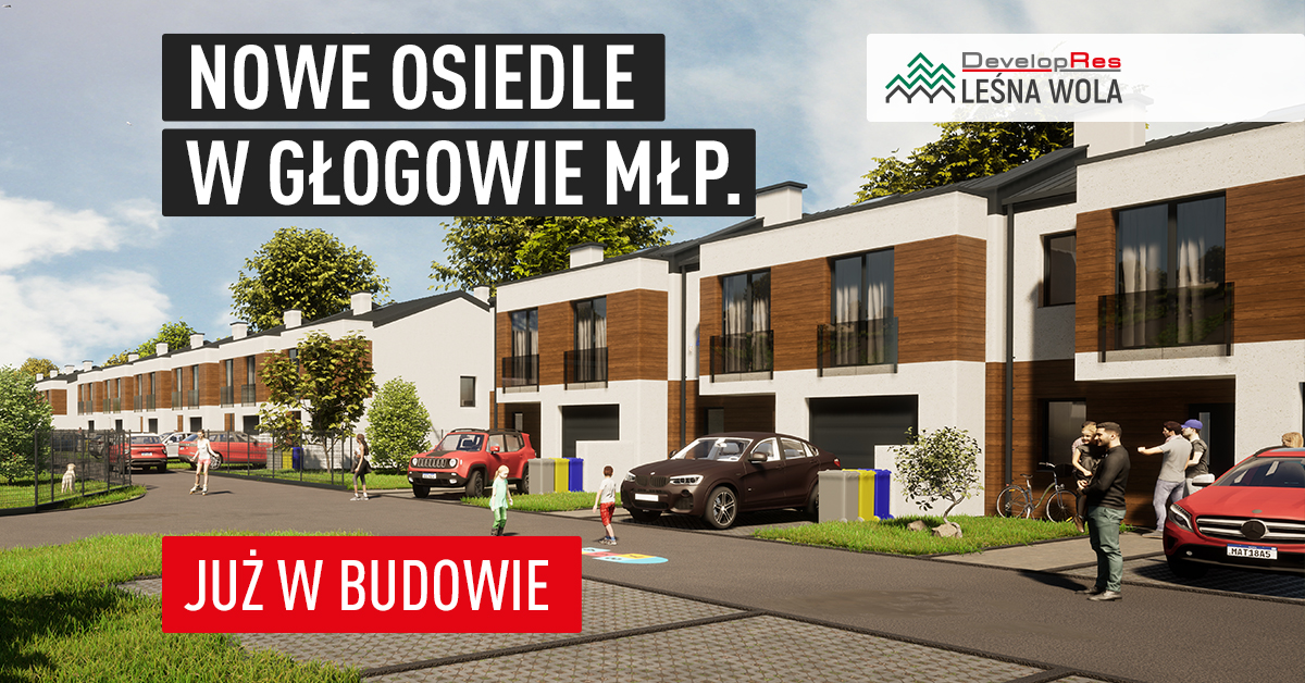 Zamieszkaj w Głogowie Małopolskim! Osiedle Leśna Wola: Twój dom w zgodzie z naturą!