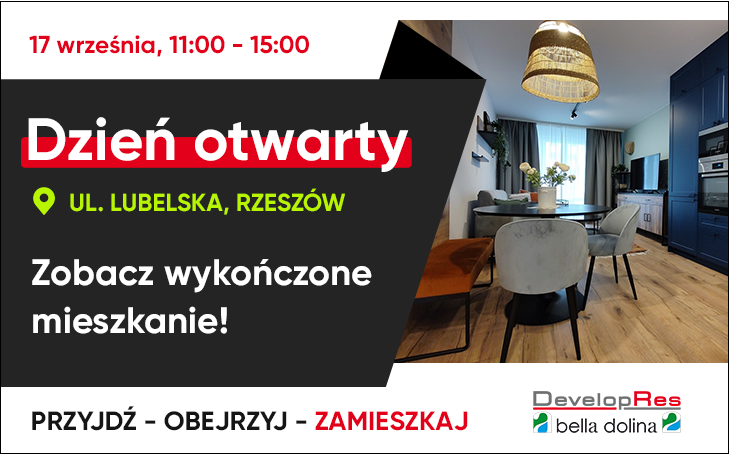 Dzień Otwarty gotowego mieszkania na Osiedlu Bella Dolina