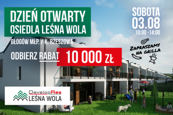 Dzień Otwarty Osiedla Leśna Wola – odbierz rabat 10 000 zł!