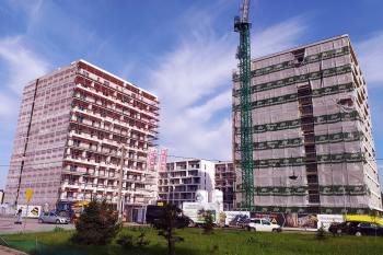 Postępy prac na osiedlu Tarasy nad Zalewem