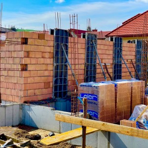[I etap] Zaawansowanie robót budowlanych - Szeregówki Nowowiejska