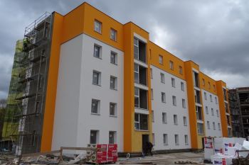 Urocze Nowe Miasto - zaawansowanie prac na koniec października